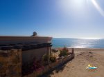 Serenity by the Sea San Felipe beachfront vacation rental - side of the house